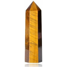 Tigerauge Kristall Turm 9-10cm Heilstein Edelstein Energie