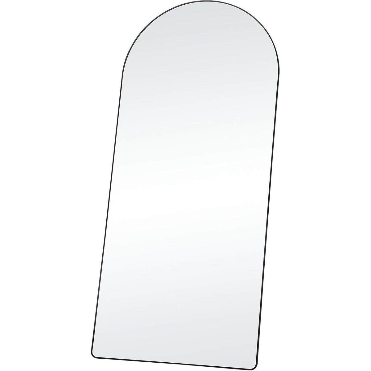 Gewölbter Ganzkörperspiegel 180x81cm – Stand- & Wandmontage