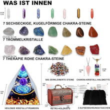 Edelsteine Heilsteine Set 9 Chakra Natürliche Kristalle