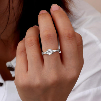 Verstellbarer Sterling Silber Ring für Damen – Gold & Silber