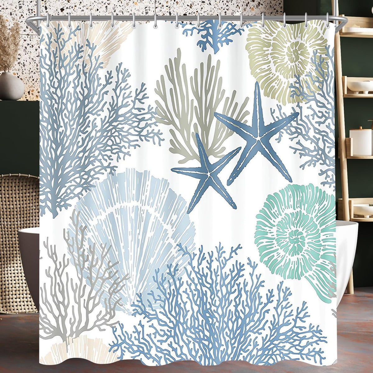 Duschvorhang Unterwasseralgen Antischimmel 200x160cm