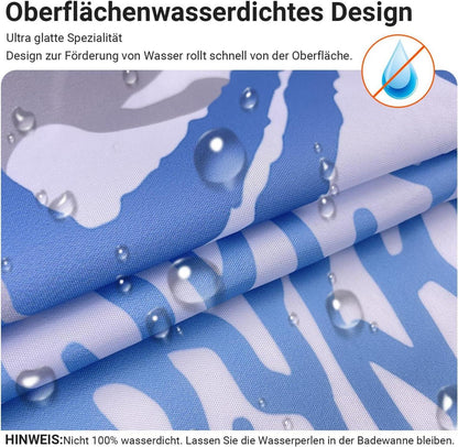 Duschvorhang Unterwasseralgen Antischimmel 200x160cm Textil
