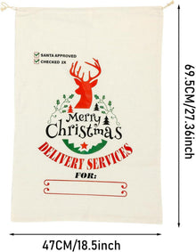 3er-Pack Weihnachts-Säcke mit