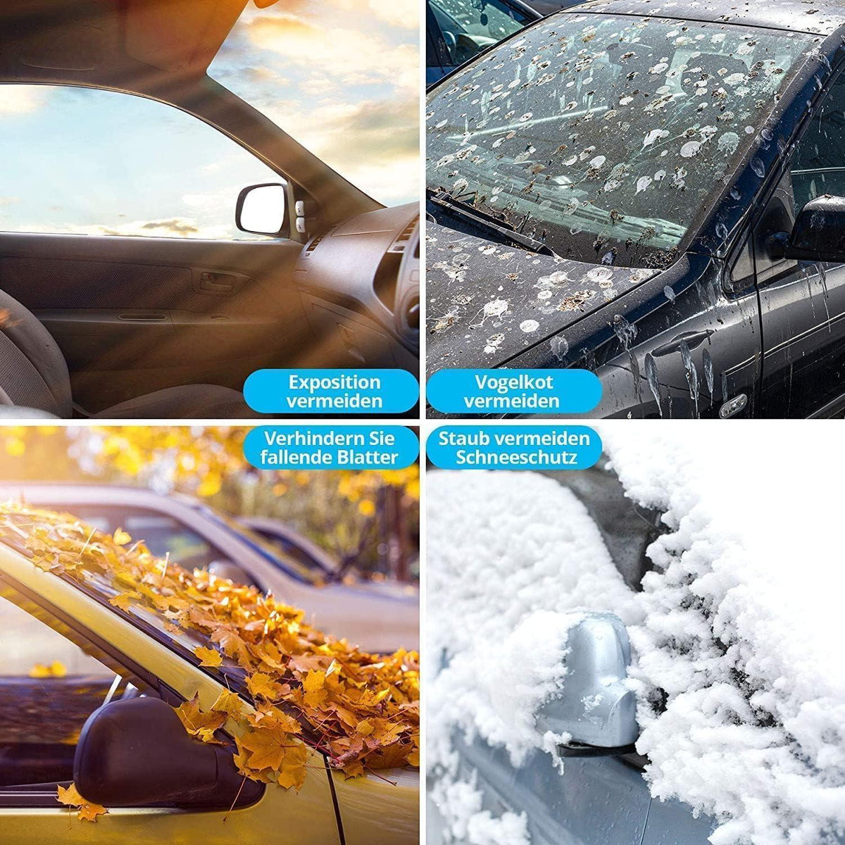 Sonnenschutz Frontscheibe Opel Adam – Faltbarer Auto Sonnenschirm