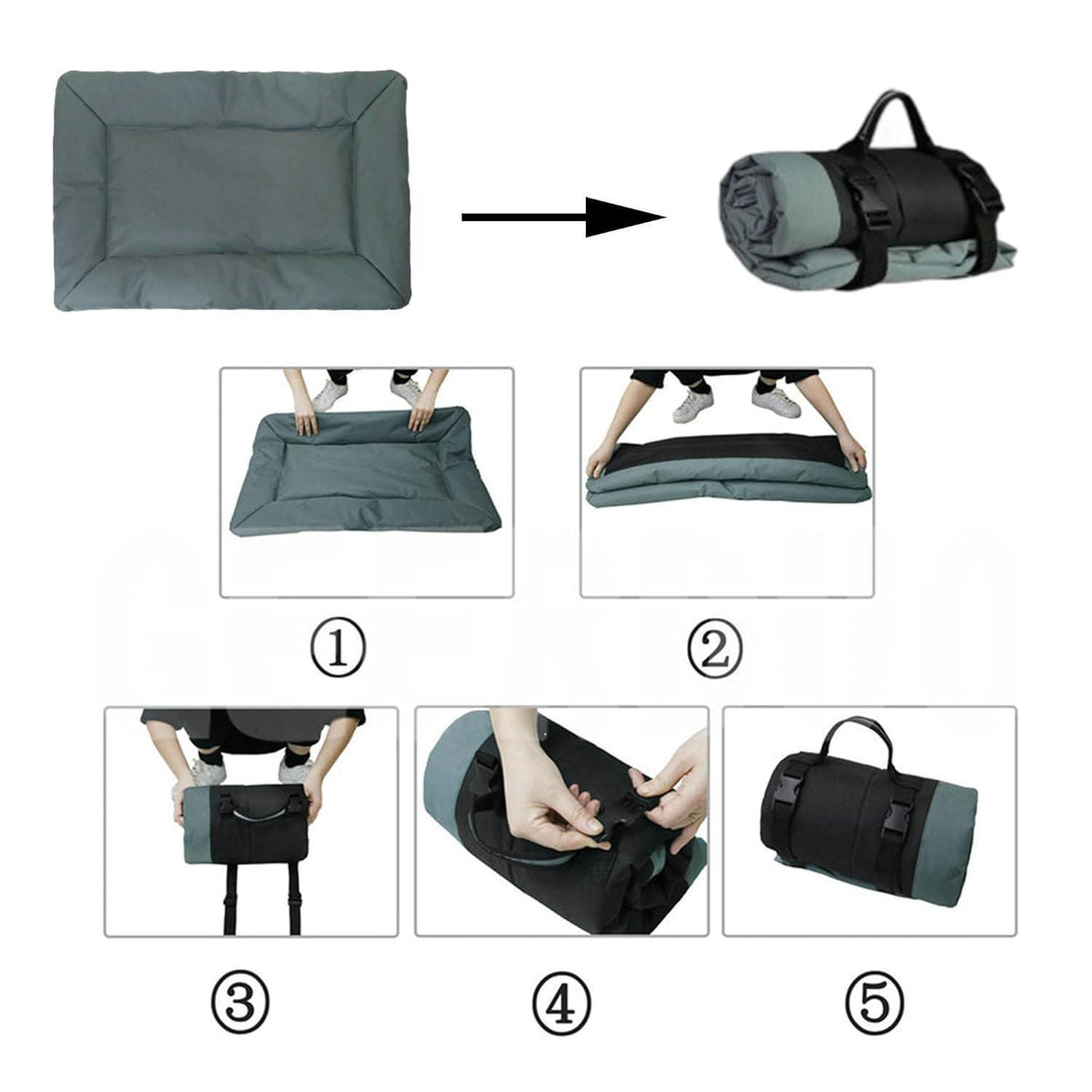 Hundedecke wasserdicht & faltbar – Outdoor & Reisebett