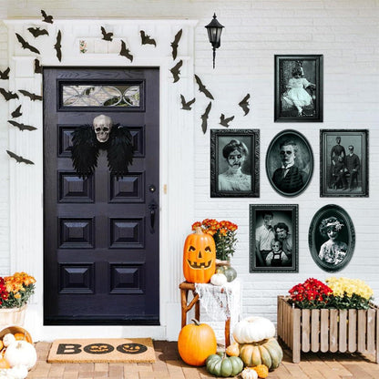 Halloween 3D Bilderrahmen 6er Set wasserfest Haunted Mansion Gothic deco