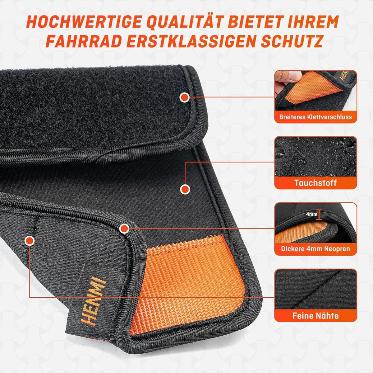 Fahrrad Rahmenschutz 4er Set Carbon Transportschutz Thule Atera EUFAB