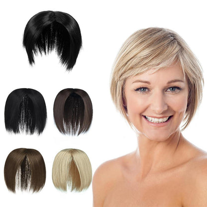 Haar Topper Schwarz – Synthetik Haarteil für mehr Volumen