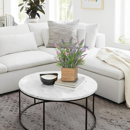 Künstlicher Lavendel im Topf, Shabby-Stil