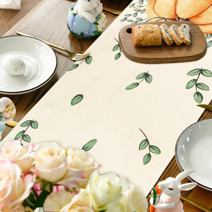 Herbst Tischläufer Kürbis Design 40x180cm Leinen