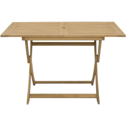 Garten Essgruppe Akazie Massivholz Latten-Design 5-teilig