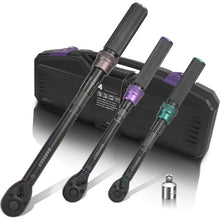 Drehmomentschlüssel Set 3-teilig 1/4" 3/8" 1/2" 1-220Nm