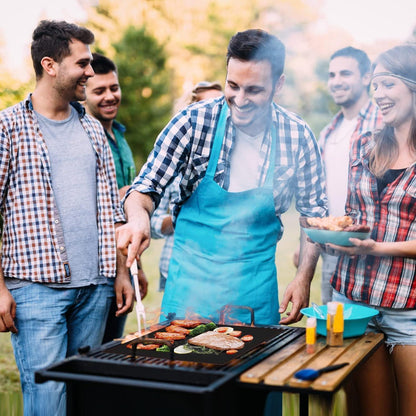 Grillmatte 4er Set 50x40CM BBQ Antihaft Gasgrill Backofen