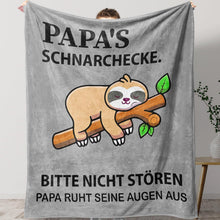 Weiche Flanelldecke 150*130 cm Geschenk für Papa Weihnachten