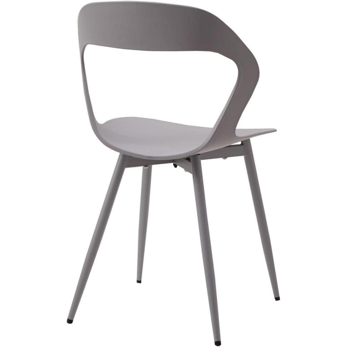 Nordischer Esszimmerstuhl 6er Set – Grau & Grau