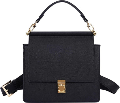Kleine Umhängetasche Damen French Style Ledertasche Schultertasche