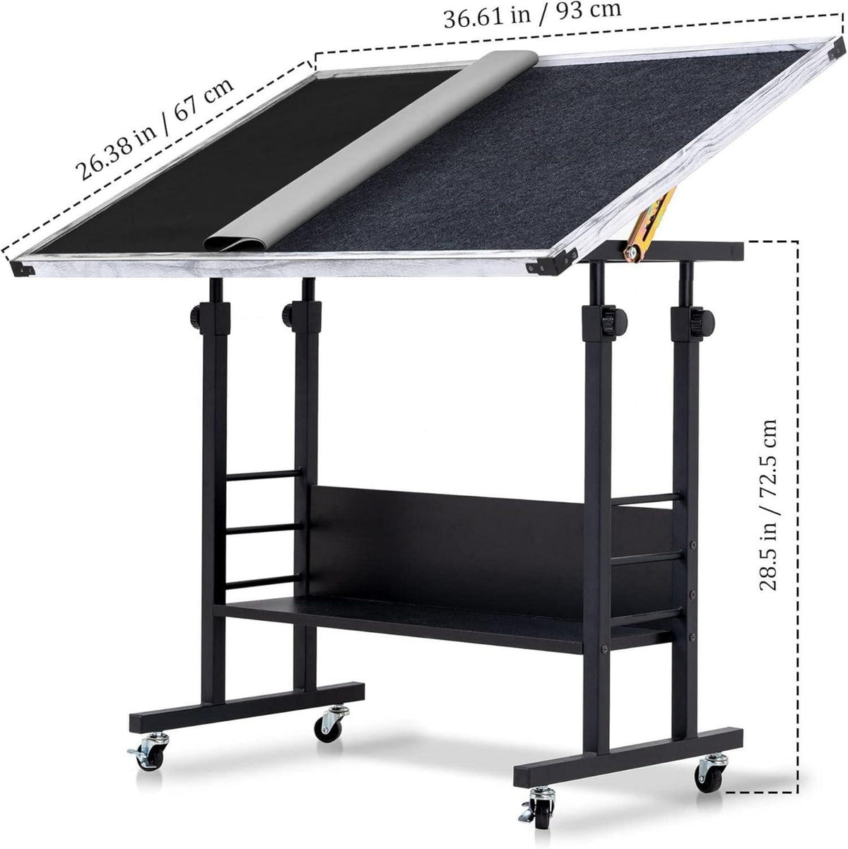 Puzzle Table with Cover & Wheels for 1500-Piece Puzzles