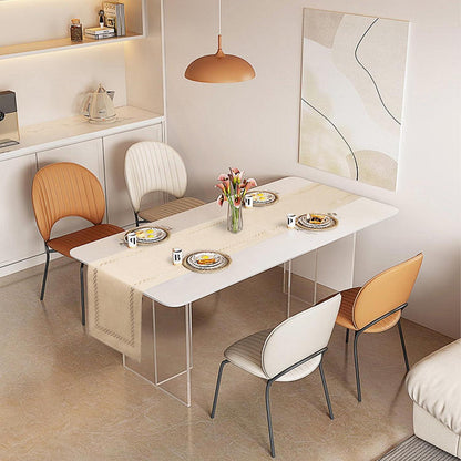 Tischläufer Beige 183x33 cm Leinenoptik Wasserabweisend Modern