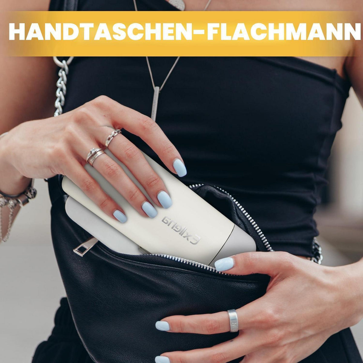Mini-Thermosflasche 250ml mit Silikongriff, auslaufsicher, Edelstahl