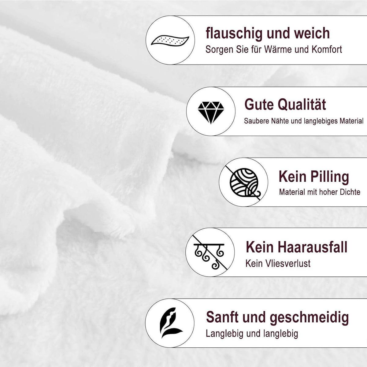 Kuscheldecke 40. Geburtstag Frau 200x150cm Flanell-Fleece