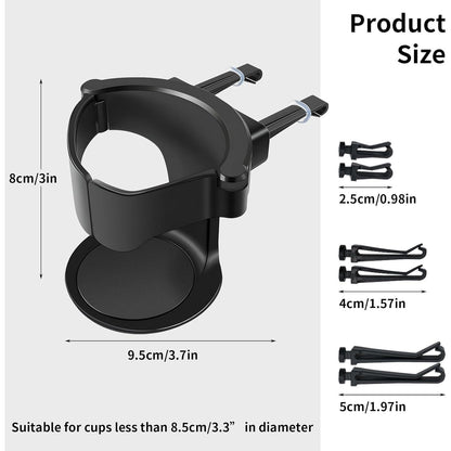 Verstellbarer Auto Getränkehalter 2er Set – Universell & Stabil