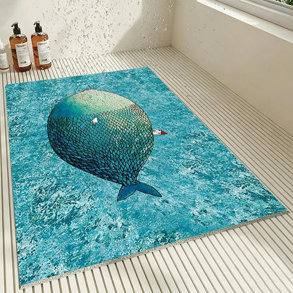 Rutschfeste Duschmatte 120x150 cm – Modern & Komfortabel