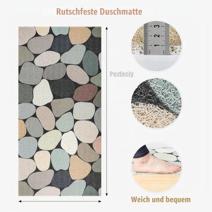 Rutschfeste Duschmatte 90x120 cm – Weich, Komfortabel & Zuschneidbar