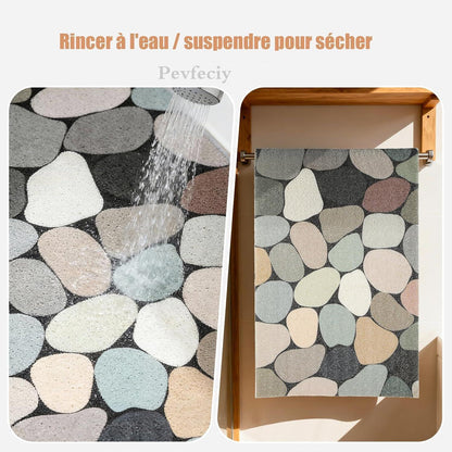 Rutschfeste Duschmatte 100x100 cm – Weich & Komfortabel