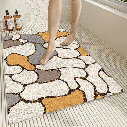 Rutschmatte Dusche 100x150 cm – Antirutsch, Weich & Ablaufloch