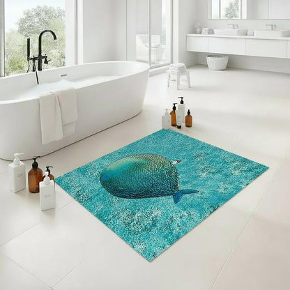 Rutschfeste Duschmatte 100x120 cm – Weich, Komfortabel & Zuschneidbar
