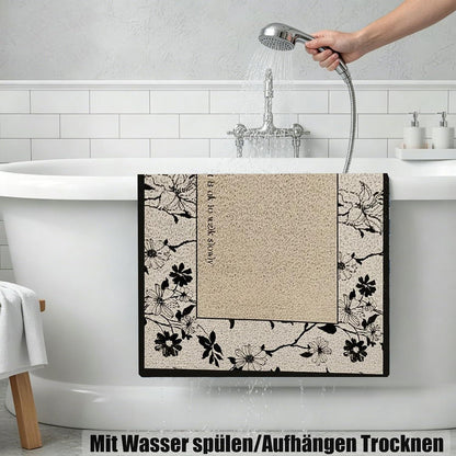 Rutschfeste Duschmatte 80x120 cm – Weich, Komfortabel & Zuschneidbar
