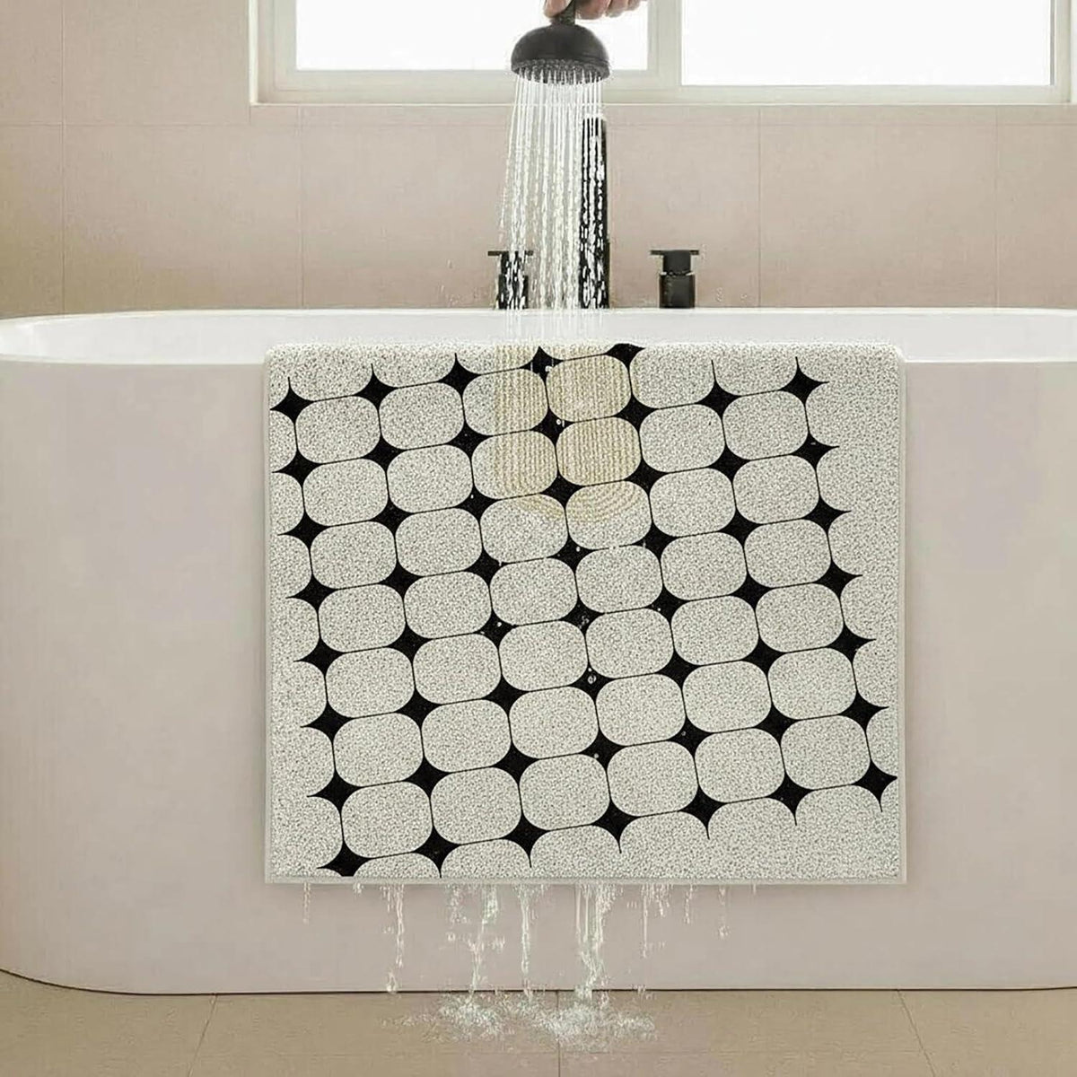 Rutschfeste Duschmatte 100x100 cm – Weich, Komfortabel & Antirutsch