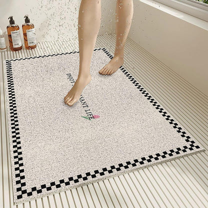 Rutschfeste Duschmatte 100x150 cm – Weich, Komfortabel & Zuschneidbar