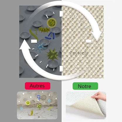 Rutschfeste Duschmatte 100x150 cm – Weich, Modern & Zuschneidbar