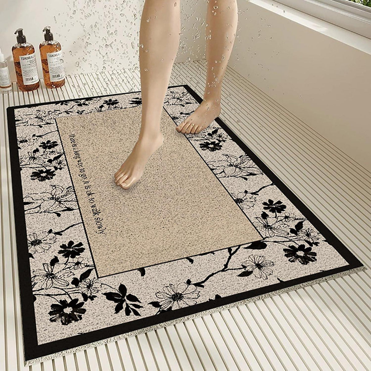 Rutschfeste Duschmatte 90x120 cm – Weich, Komfortabel & Zuschneidbar