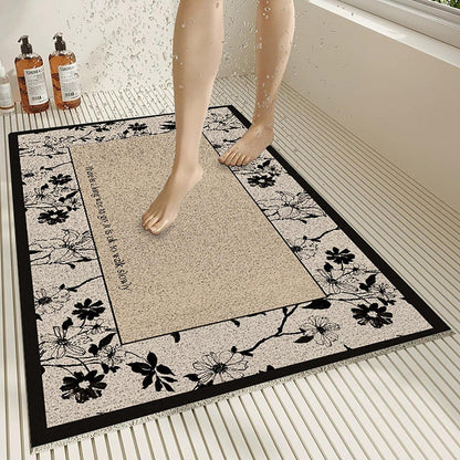 Rutschfeste Duschmatte 90x120 cm – Weich, Komfortabel & Zuschneidbar