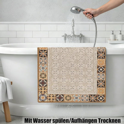 Duschmatte 100x150 cm rutschfest weich zuschneidbar PVC modern