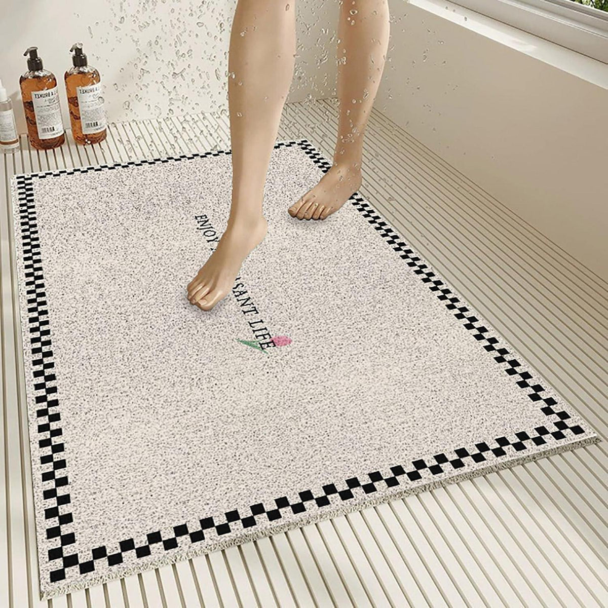 Rutschfeste Duschmatte 90x120 cm – Weich, Komfortabel & Zuschneidbar