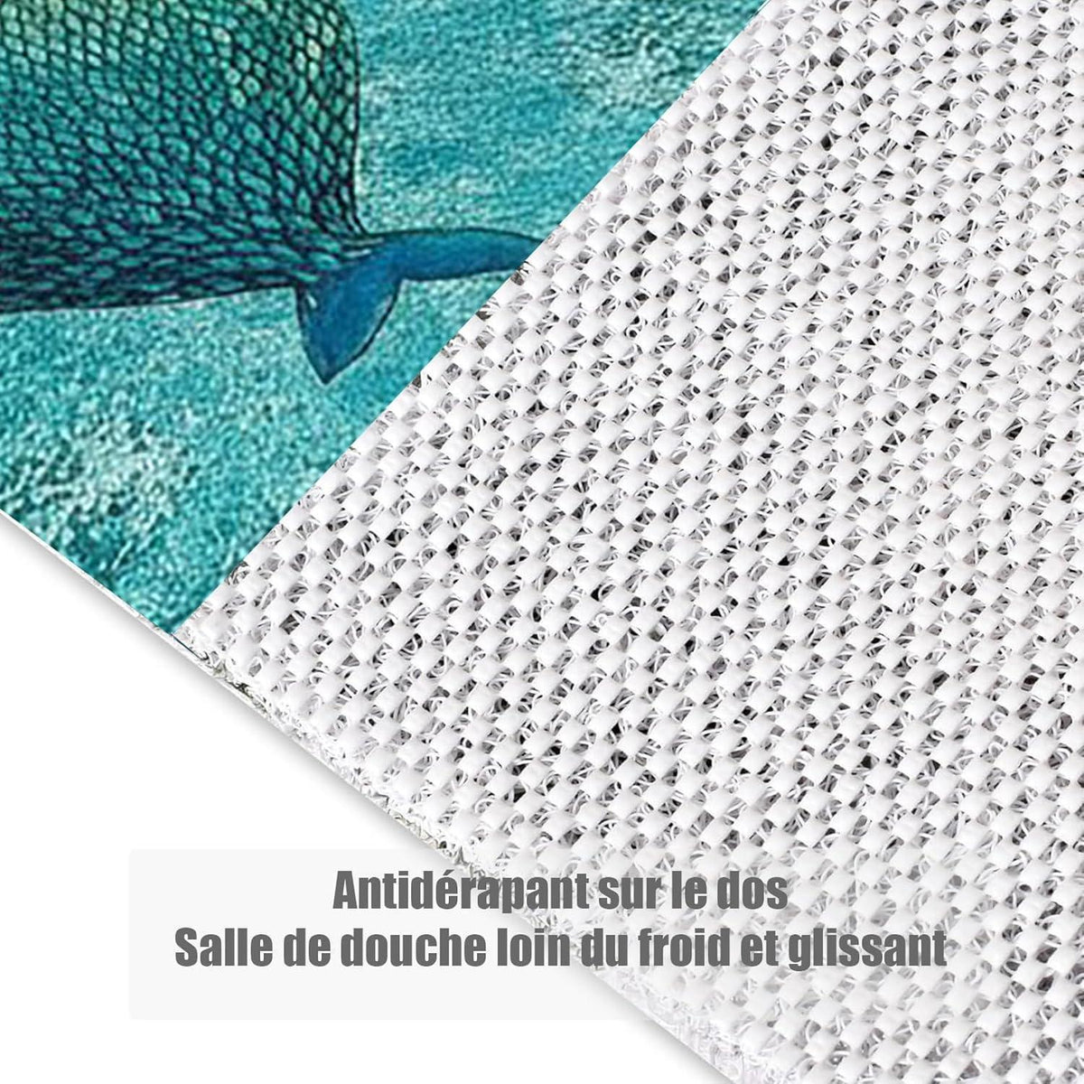 Rutschfeste Duschmatte 90x120 cm – Weich, Komfortabel & Zuschneidbar