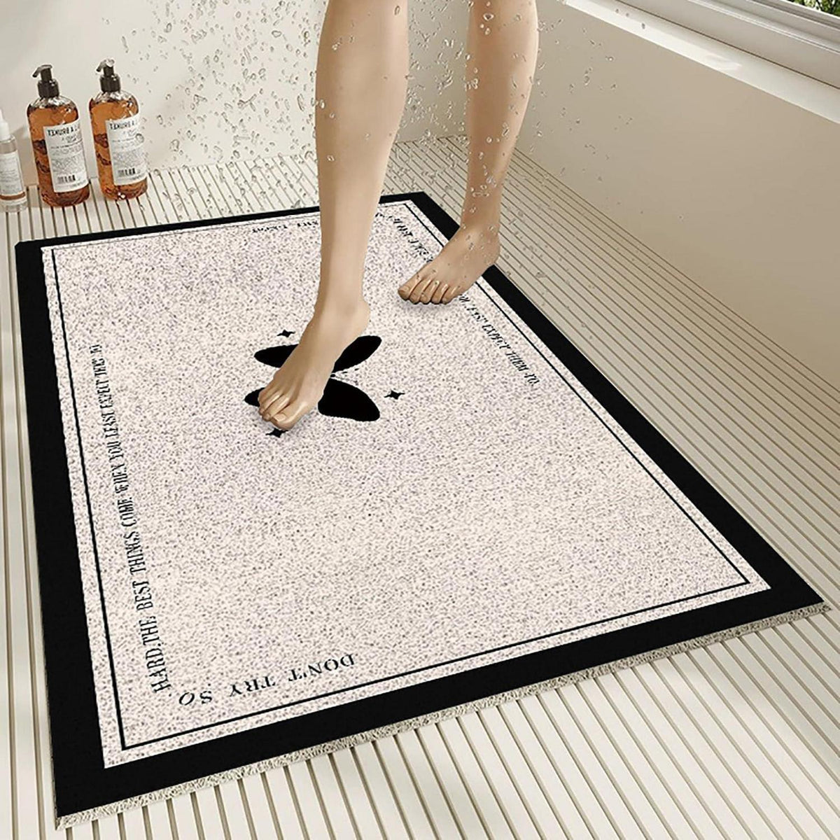 Rutschfeste Duschmatte 60x120 cm – Weich, Modern & Zuschneidbar