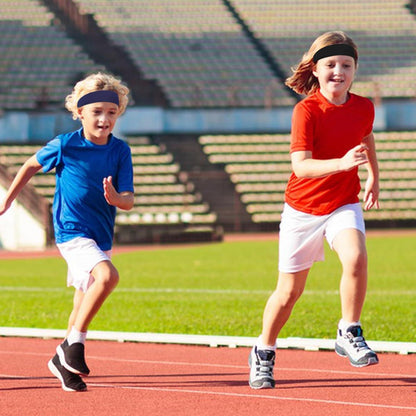 2er Set Haarbänder Jungs Sport Fußball Yoga rutschfest Elastisch Kinder Herren