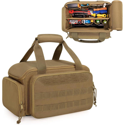 Werkzeugtasche 31cm Khaki mit gepolstertem Boden