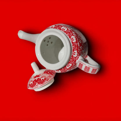 Chinesisches Hochzeitstee-Set für Braut & Bräutigam (Doppel Glück)