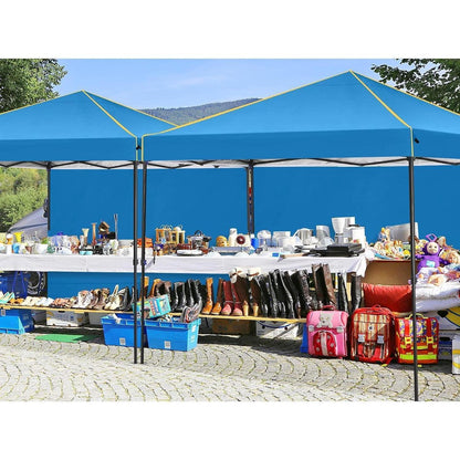 3x3m Pavillon wasserdicht, winterfest mit Seitenteilen