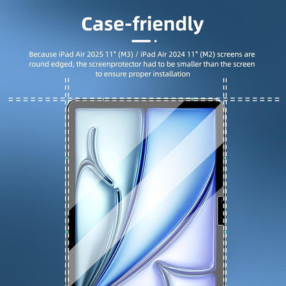 Panzer Schutzfolie iPad Air 2024/2025 11 Zoll (M2/M3) 2er Pack