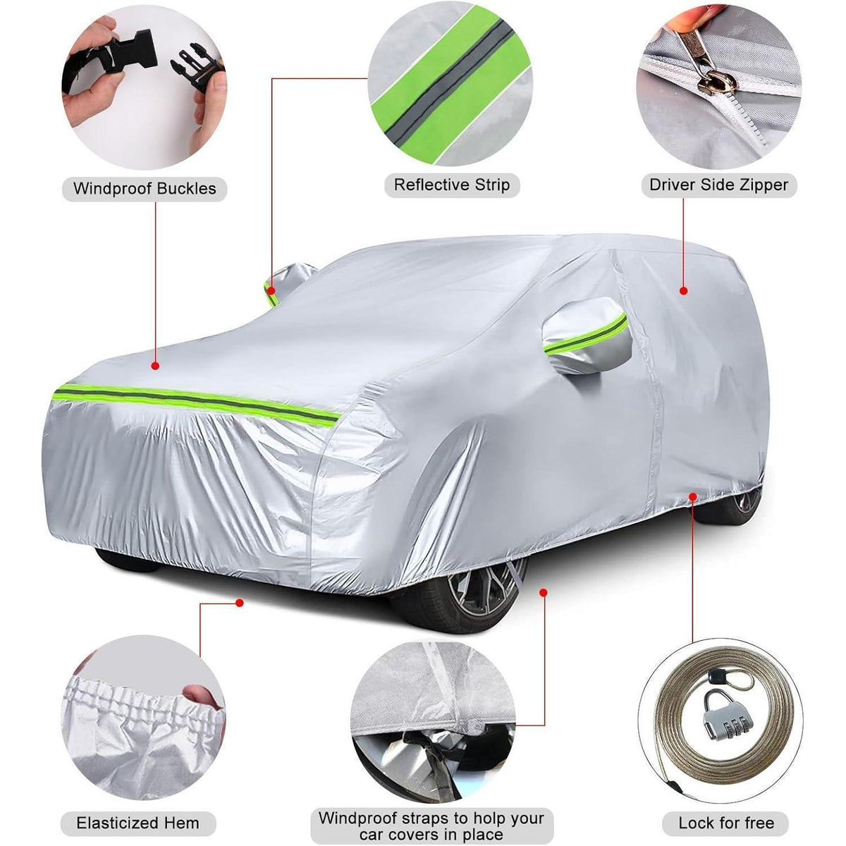 Auto Abdeckung für Renault Trafic 2010-2023 SWB – Allwetterschutz