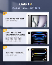 TiMOVO Hülle für iPad Air 13 Zoll 2024 mit Stifthalter und