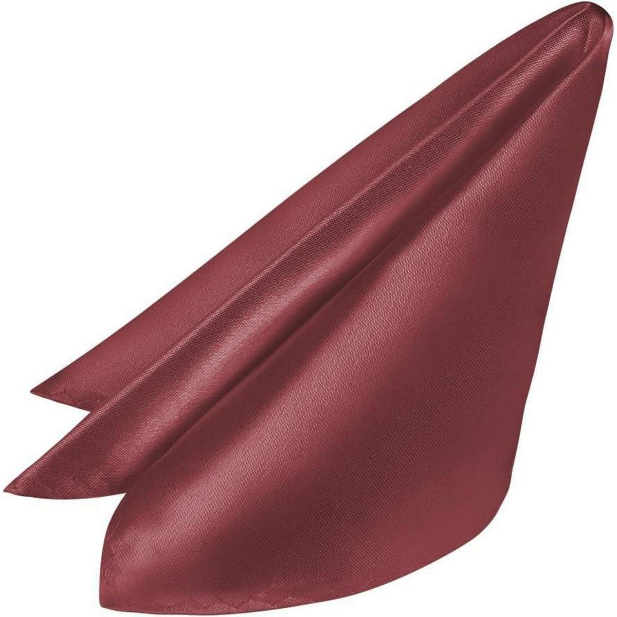 Herren Einstecktuch aus Polyester-Seide, Rotwein