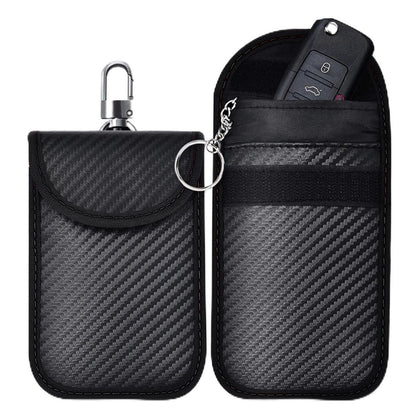 2x Autoschlüssel Hülle mit RFID Schutz – Keyless Go Tasche