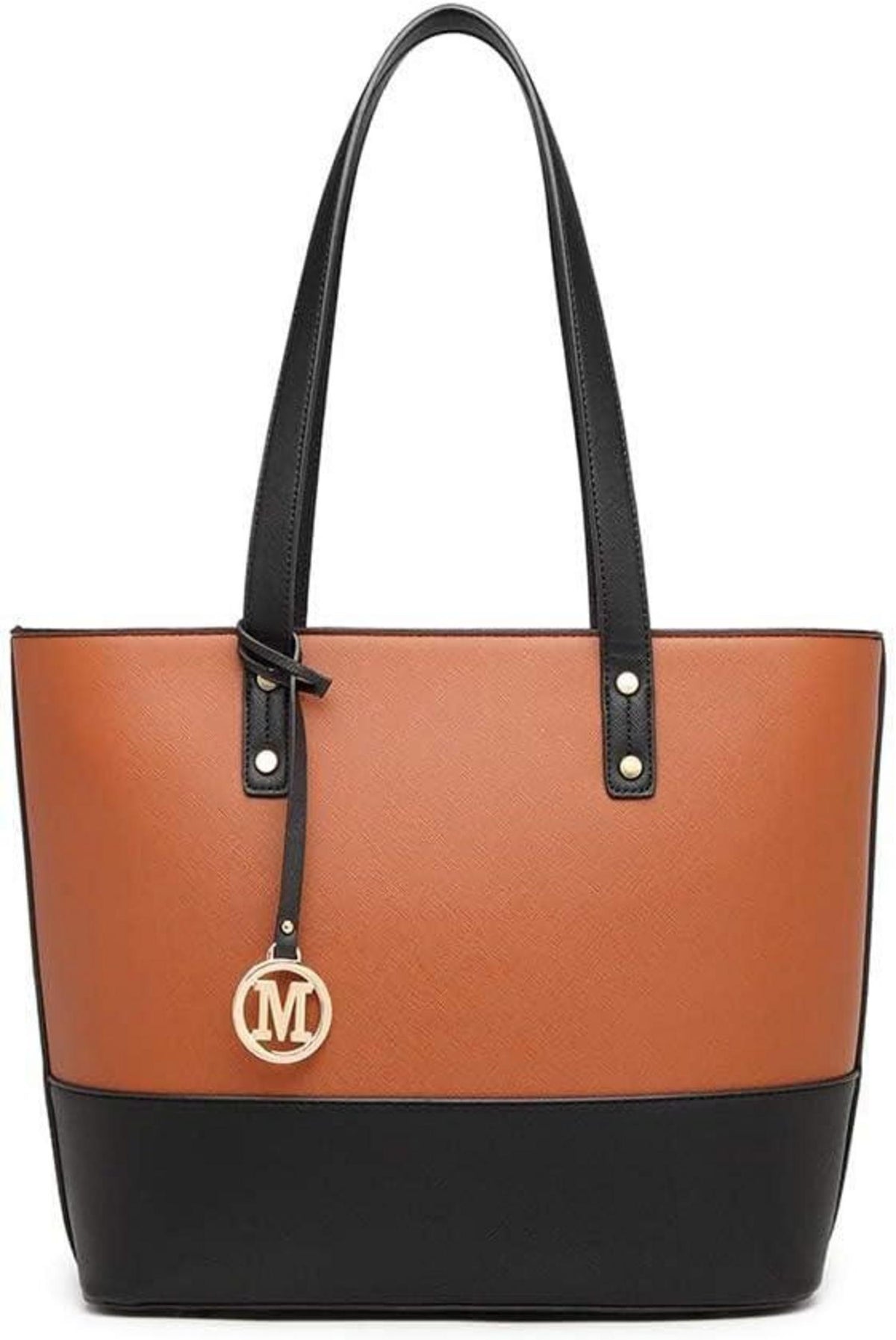 Miss Lulu Damen Handtasche Henkeltasche 3 Stück Sets große Shopper Tote Bag